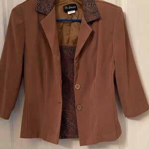 Women's Brown Blazer